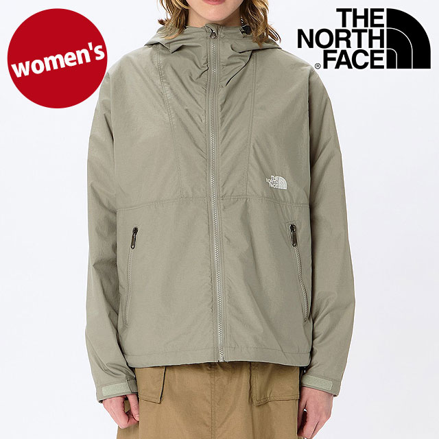 ザ・ノース・フェイス THE NORTH FACE レディース コンパクトジャケット NPW72530-ST SS26 Compact Jacket グレーベージュ ストーンスラブ 正規取扱店 | THE NORTH FACE | 01