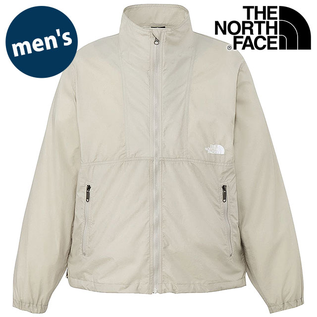 �U�E�m�[�X�E�t�F�C�X THE NORTH FACE �����Y �R���p�N�g�u���]�� NP22631-FI SS26 Compact Blouson ���C�g�x�[�W�� �t�H�b�V���A�C�{���[ ���K�戵�X