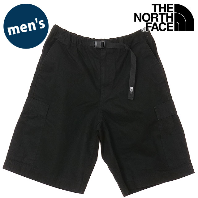 �U�E�m�[�X�E�t�F�C�X THE NORTH FACE ���b�N�X�e�f�B�J�[�S�V���[�c NB42633-K SS26 Rock Steady Cargo Short �{�g���X �V���[�g�p���c �u���b�N ���K�戵�X