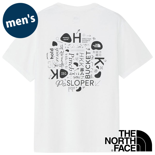 �U�E�m�[�X�E�t�F�C�X THE NORTH FACE T�V���c �����Y �V���[�g�X���[�uTNF�����L�[�}�W�b�N�e�B�[ NT32634-W SS26 �� �z���C�g  ���K�戵�X