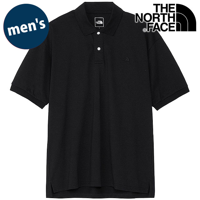 THE NORTH FACE 半袖ポロシャツ 黒 刺繍ロゴ メンズ 新品　2XL THE NORTH FACE（ザ ノースフェイス） 大きいサイズ メンズ ノース