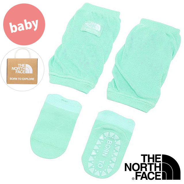 ザ・ノース・フェイス THE NORTH FACE ベビーサンシェードレッグカバー&ソックスセット NNB82510-GB SS26 プレゼント グリーンブルーリー 正規取扱店 | THE NORTH FACE