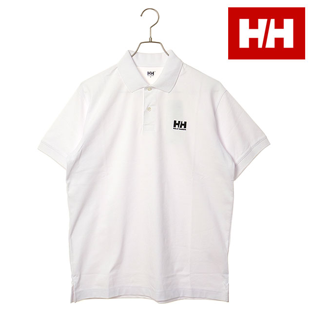 ヘリーハンセン HELLY HANSEN ポロシャツ メンズ ショートスリーブワンポイントロゴポロ HE32643-CW SS26 S S One Point Logo Polo クリアホワイト  正規取扱店 | HELLY HANSEN | 01