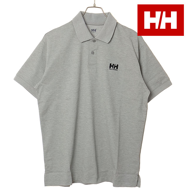 ヘリーハンセン HELLY HANSEN ポロシャツ メンズ ショートスリーブワンポイントロゴポロ HE32643-Z SS26 S S One Point Logo Polo ミックスグレー  正規取扱店 | HELLY HANSEN