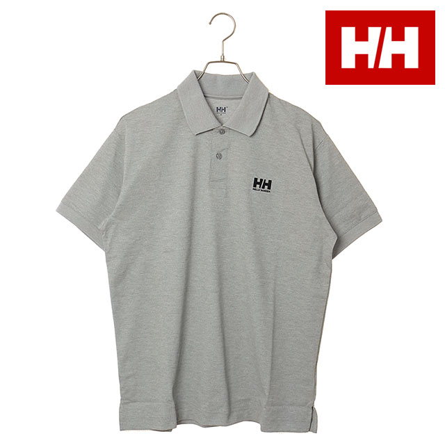 ヘリーハンセン HELLY HANSEN ポロシャツ メンズ ショートスリーブワンポイントロゴポロ HE32643-Z SS26 S S One Point Logo Polo ミックスグレー  正規取扱店 | HELLY HANSEN | 01