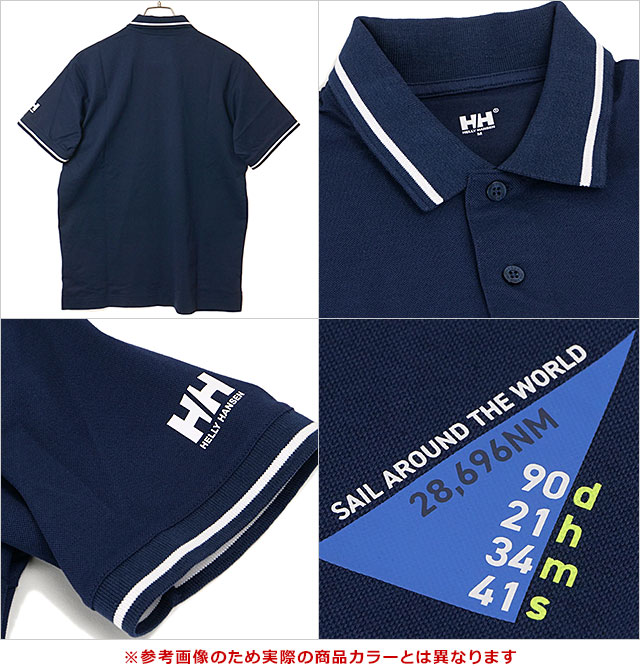 ヘリーハンセン HELLY HANSEN ポロシャツ メンズ ショートスリーブグラフィックポロ HE32645-K SS26 S S Graphic Polo 黒 ブラック  正規取扱店 | HELLY HANSEN | 02