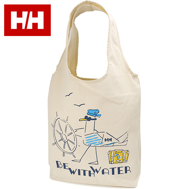ヘリーハンセン HELLY HANSEN ティアドロップトート HY92562-Q1 SS26 Tear Drop Tote キャンバストートバッグ オーガニックコットン カモメ  正規取扱店 | HELLY HANSEN | 01