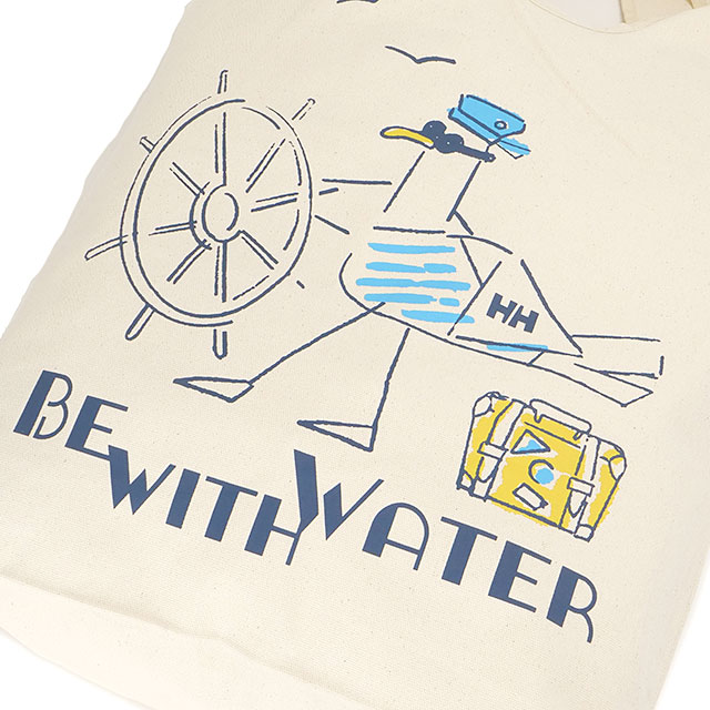 ヘリーハンセン HELLY HANSEN ティアドロップトート HY92562-Q1 SS26 Tear Drop Tote キャンバストートバッグ オーガニックコットン カモメ  正規取扱店 | HELLY HANSEN | 03