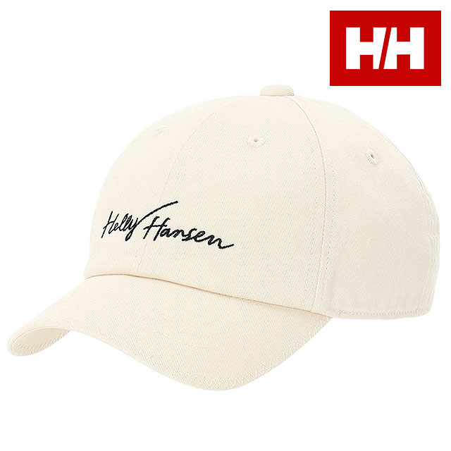 ヘリーハンセン HELLY HANSEN ロゴセイルキャップ HC92430-IV SS26 Logo Sail Cap 帽子 シンプル コットンツイル ホワイトベージュ アイボリー 正規取扱店 | HELLY HANSEN