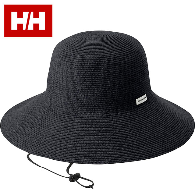 ヘリーハンセン HELLY HANSEN レディース サマーロールハット HC92610-K SS26 Summer Roll Hat 帽子 UVプロテクト 黒 ブラック 正規取扱店 | HELLY HANSEN