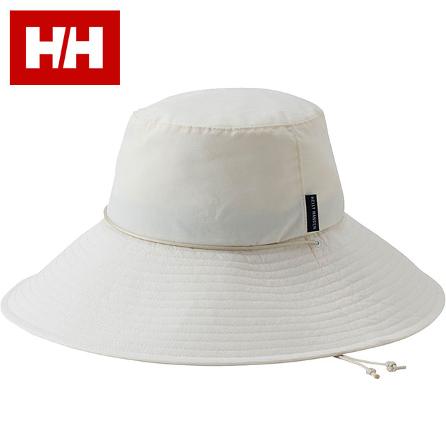 ヘリーハンセン HELLY HANSEN レディース ビーチフレアハット HC92623-IV SS26 Beach Flare Hat 帽子 UVプロテクト ホワイトベージュ アイボリー 正規取扱店 | HELLY HANSEN