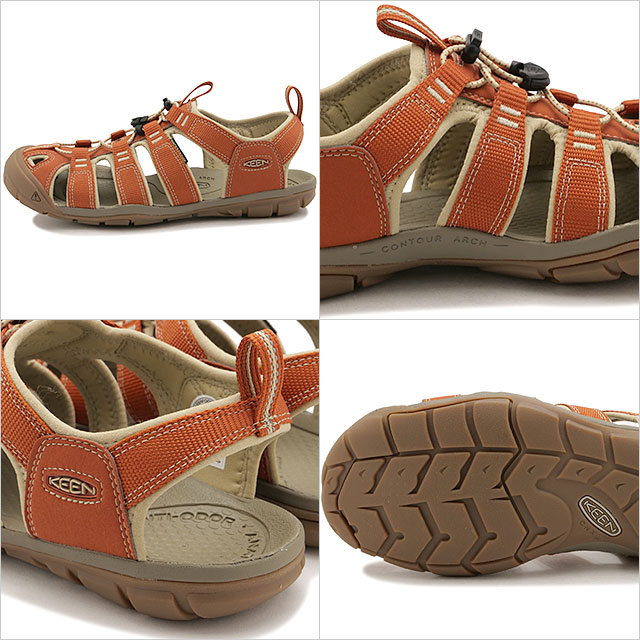 キーン KEEN サンダル メンズ クリアウォーター シーエヌエックス 1032516 SS26 M CLEARWATER CNX 軽量 トラベル シューズ 赤茶 BURNT-BRICK SAFARI 正規取扱店 | KEEN | 02