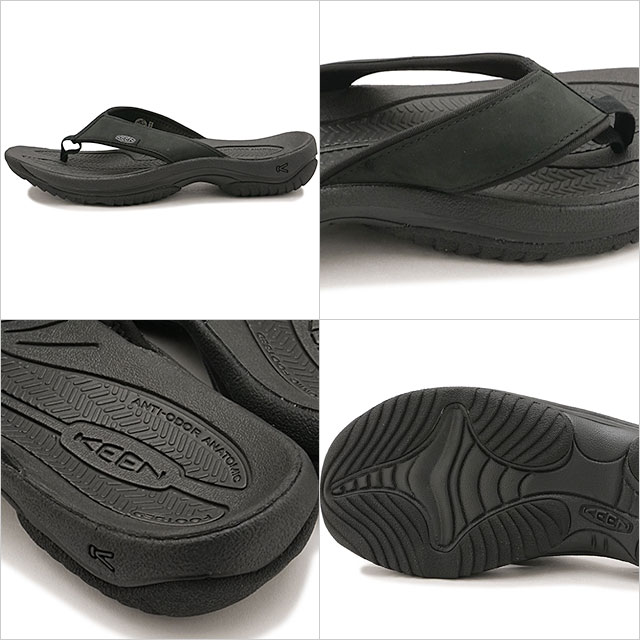 キーン KEEN サンダル メンズ コナ フリップ ティージー 1029144 SS26 M KONA FLIP TG 海 川遊び ブラック BLACK STEEL-GREY 正規取扱店 | KEEN | 02