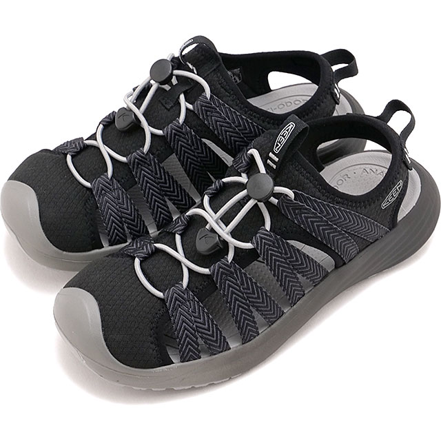 キーン KEEN サンダル レディース ウィスパー ライト 1031960 SS26 W WHISPER LITE タウン トラベル シューズ ブラック BLACK MAGNET 正規取扱店 | KEEN