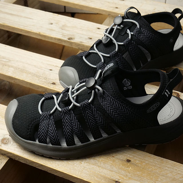 キーン KEEN サンダル レディース ウィスパー ライト 1031960 SS26 W WHISPER LITE タウン トラベル シューズ ブラック BLACK MAGNET 正規取扱店 | KEEN | 01