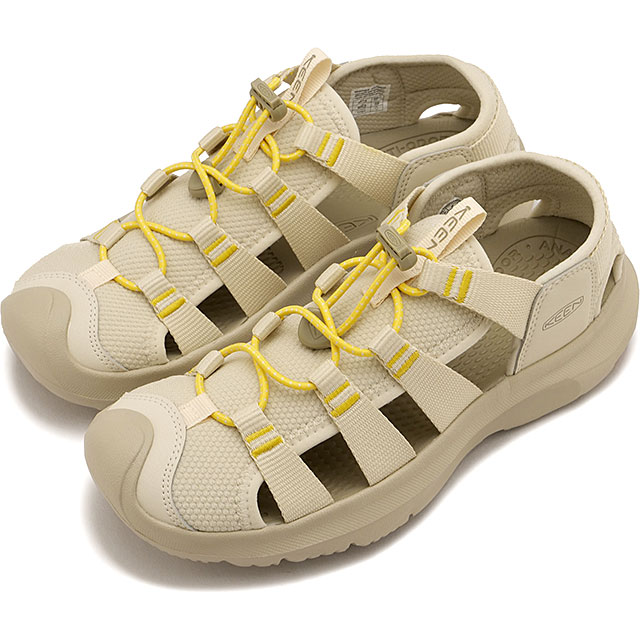 キーン KEEN サンダル レディース シーニック エイチツー 1031859 SS26 W SEANIK H2 タウン トラベル シューズ ホワイト系 BIRCH CREAM-GOLD 正規取扱店 | KEEN