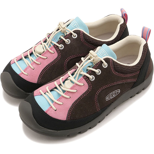 キーン KEEN スニーカー レディース ジャスパー ロックス エスピー 1032171 SS26 W JASPER "ROCKS" SP ブラウン ピンク JAVA CASHMERE-ROSE 正規取扱店 | KEEN