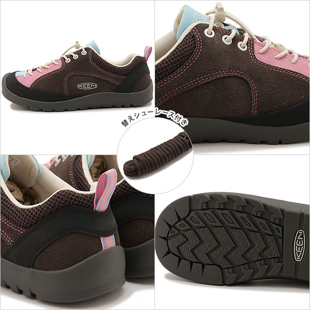 キーン KEEN スニーカー レディース ジャスパー ロックス エスピー 1032171 SS26 W JASPER "ROCKS" SP ブラウン ピンク JAVA CASHMERE-ROSE 正規取扱店 | KEEN | 02
