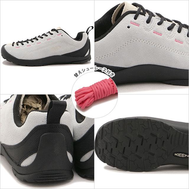返品送料無料 キーン KEEN スニーカー レディース ジャスパー 1032129 SS26 W JASPER スエード ライトブルー BALLAD-BLUE PINK-LEMONADE 正規取扱店 | KEEN | 02