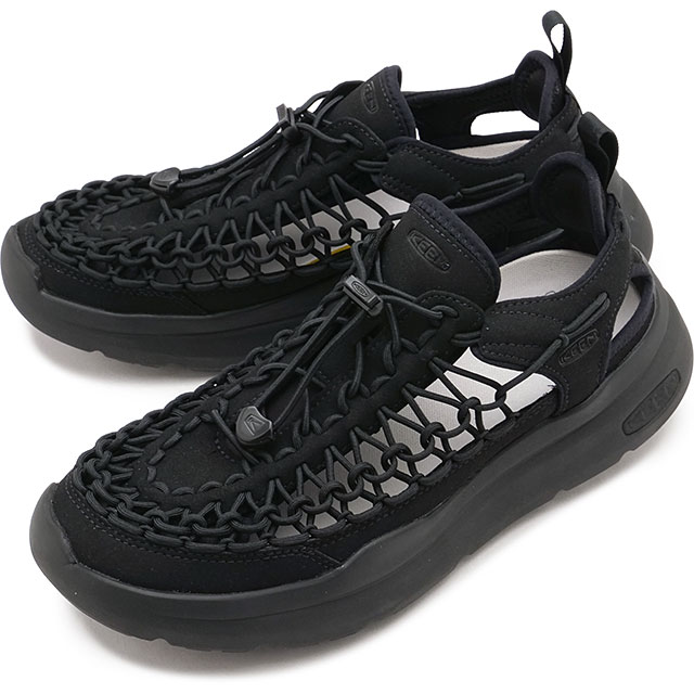 キーン KEEN スニーカーサンダル メンズ ユニーク ダブルケー 1030271 SS26 タウン トラベル シューズ ブラック BLACK BLACK 正規取扱店 | KEEN