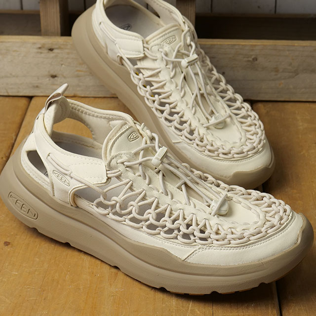スニーカー　KEEN キーン　27.5 新品未使用　ハイカット　ホワイト KEEN（キーン） スニーカーサンダル メンズ ユニーク ダブルケー