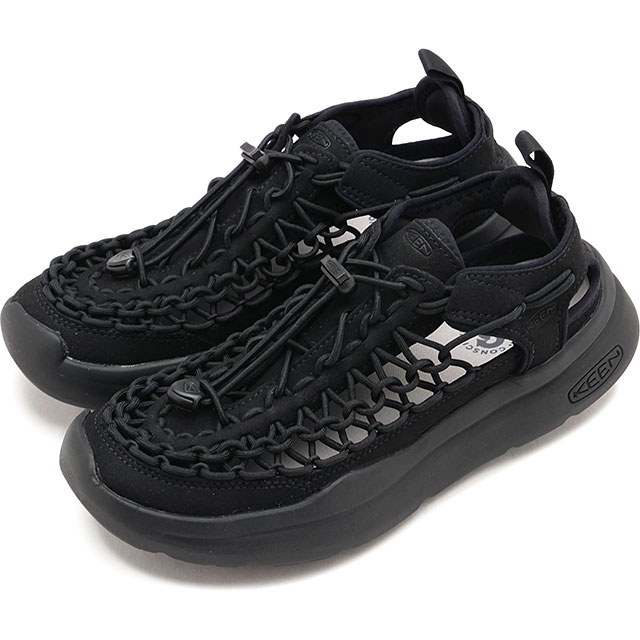 キーン KEEN スニーカーサンダル レディース ユニーク ダブルケー 1030269 SS26 タウン トラベル シューズ ブラック BLACK BLACK 正規取扱店 | KEEN