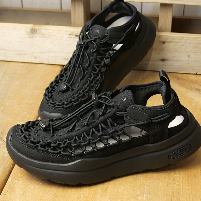 キーン KEEN スニーカーサンダル レディース ユニーク ダブルケー 1030269 SS26 タウン トラベル シューズ ブラック BLACK BLACK 正規取扱店 | KEEN | 01