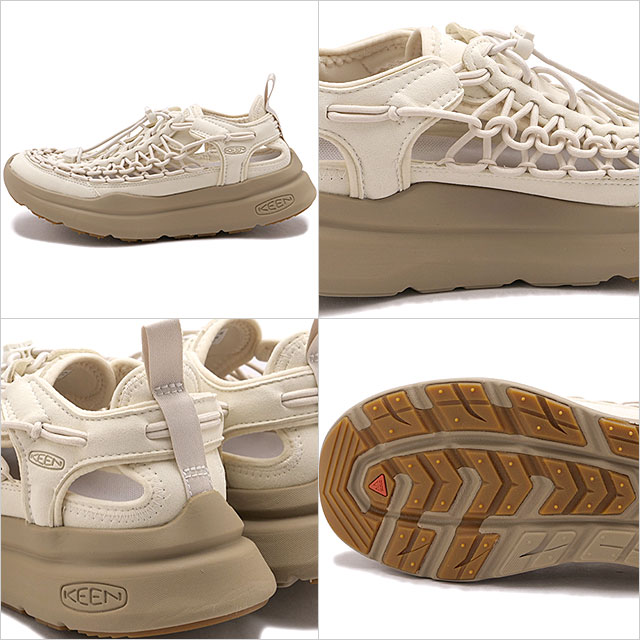 キーン KEEN スニーカーサンダル レディース ユニーク ダブルケー 1030268 SS26 タウン トラベル シューズ ホワイト BIRCH PLAZA-TAUPE 正規取扱店 | KEEN | 02