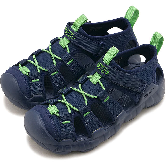 �L�[�� KEEN �T���_�� �L�b�Y �n�C�p�[�|�[�g �G�C�`�c�[ 1031923 SS26 Children HYPERPORT H2 �l�C�r�[ NAVAL-ACADEMY VIBRANT-GREEN ���K�戵�X
