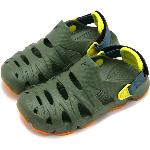 �L�[�� KEEN EVA�T���_�� �L�b�Y �n�C�p�[�G�t�G���e�B�[ 1031992 SS26 Children HYPERFLT �`���h���� �q�� BRONZE-GREEN ORANGE-PEEL ���K�戵�X