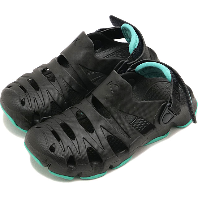 �L�[�� KEEN EVA�T���_�� �L�b�Y �n�C�p�[�G�t�G���e�B�[ 1031995 SS26 Children HYPERFLT �`���h���� �j�̎q�E���̎q �q���C BLACK BRIGHT-AQUA ���K�戵�X