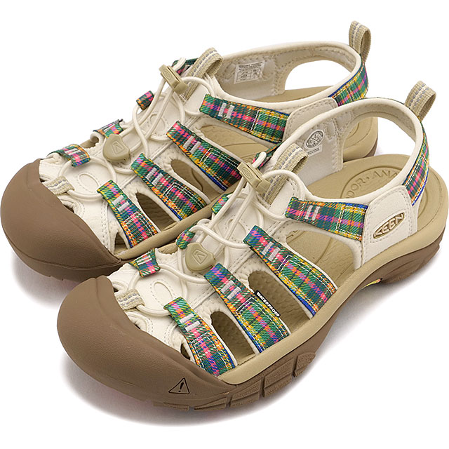 キーン KEEN サンダル レディース ニューポート レトロ 1032230 SS26 W NEWPORT RETRO タウン トラベル シューズ マルチカラー MULTI GINGHAM 正規取扱店 | KEEN