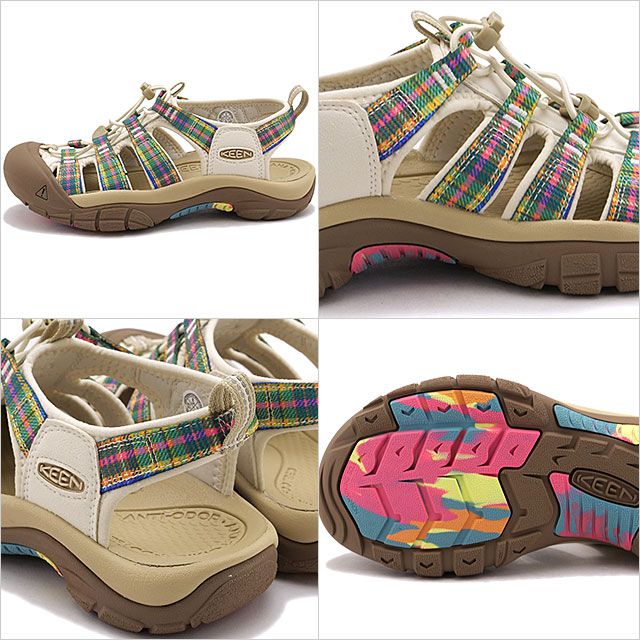 キーン KEEN サンダル レディース ニューポート レトロ 1032230 SS26 W NEWPORT RETRO タウン トラベル シューズ マルチカラー MULTI GINGHAM 正規取扱店 | KEEN | 02