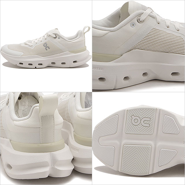 On Cloudpulseスニーカー ホワイト 24cm レディース On トレーニング