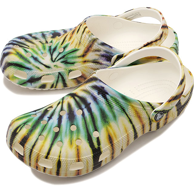 クロックス crocs サンダル クラシック タイダイ クロッグ 211937-90H SS26 CLASSIC TIE DYE CLOG メンズ・レディース 軽量 幅広 水洗い可 MULTI 正規取扱店 | crocs