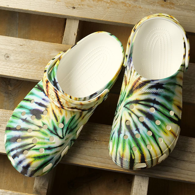 クロックス crocs サンダル クラシック タイダイ クロッグ 211937-90H SS26 CLASSIC TIE DYE CLOG メンズ・レディース 軽量 幅広 水洗い可 MULTI 正規取扱店 | crocs | 01