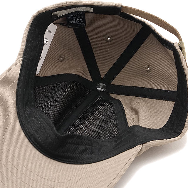 カシラ CA4LA ウォッシャブル ベースボールキャップ ZKN02644 SS26 WASHABLE ZV 6P CAP13 ユニセックス 帽子 6パネル シンプル ベージュ BEIGE 正規取扱店 | CA4LA | 03