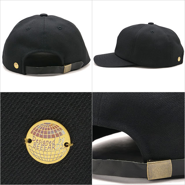 カシラ CA4LA ウォッシャブル ベースボールキャップ ZKN02644 SS26 WASHABLE ZV 6P CAP13 ユニセックス 帽子 7パネル シンプル ブラック BLACK 正規取扱店 | CA4LA | 02