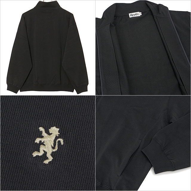 ジムフレックス Gymphlex メンズ ジップアップジャージ #GY-C0538 DDH SS26 ZIP UP JERSEY トラックトップ グレー CHARCOAL(BEIGE) 正規取扱店 | GYMPHLEX | 02