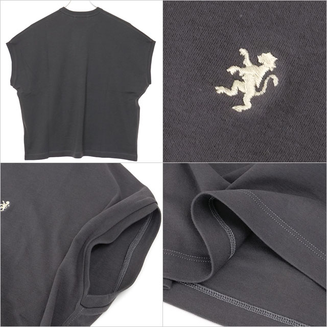 ジムフレックス Gymphlex レディース クルーネック スリーブレル P.O. #GY-C0361 FLK SS26 CREW NECK SLEEVELESS P.O. トップス カットソー グレー 正規取扱店 | GYMPHLEX | 02