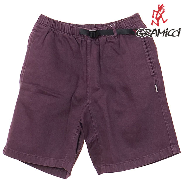 グラミチ GRAMICCI メンズ ヘンプ Gショーツ G5SM-P067 SS26 HEMP G-SHORT ボトムス ショートパンツ 短パン ヘンプ混 パープル DEEP-GRAPE 正規取扱店 | Gramicci