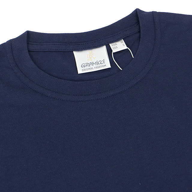 グラミチ GRAMICCI メンズ ワンポイント ロゴ Tシャツ G4SU-T096 SS26 ONE POINT LOGO TEE トップス 定番 半袖 カットソー ネイビー NAVY  正規取扱店 | Gramicci | 03