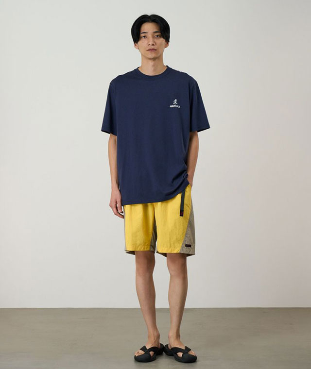 グラミチ GRAMICCI メンズ ワンポイント ロゴ Tシャツ G4SU-T096 SS26 ONE POINT LOGO TEE トップス 定番 半袖 カットソー ネイビー NAVY  正規取扱店 | Gramicci | 04