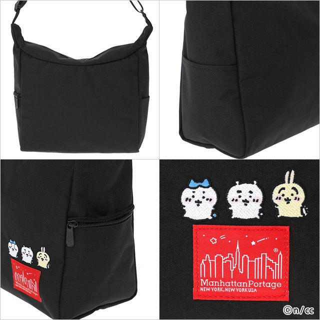 マンハッタンポーテージ Manhattan Portage ちいかわ ショルダーバッグ MP6041CKW26 FW26 BED-STUY SHOULDER BAG 500D CORDURA CKW26 Black 正規取扱店の画像