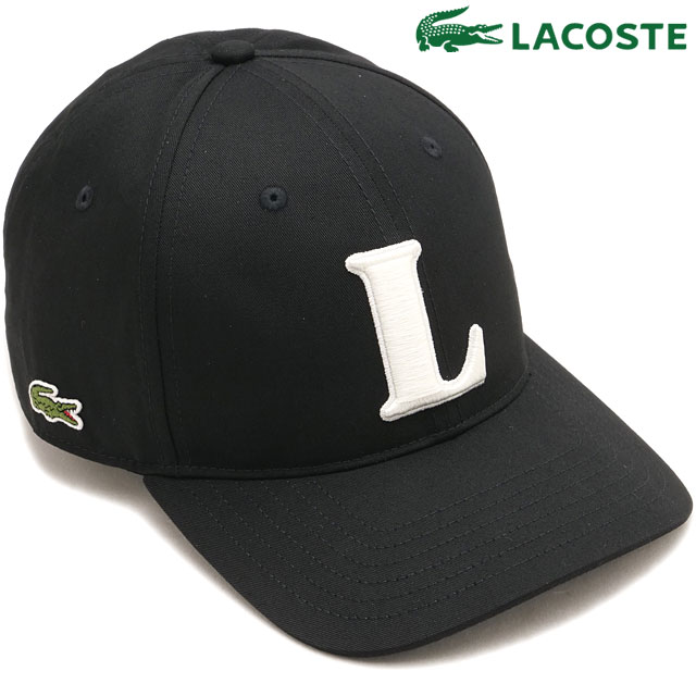 ラコステ LACOSTE 3Dロゴベースボールキャップ [RK0342-99-031 FW26] メンズ ユニセックス 帽子 フリーサイズ ブラック 正規取扱店 | LACOSTE
