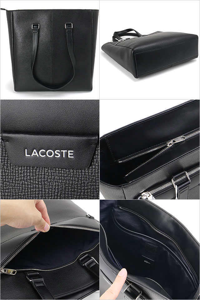 ラコステ LACOSTE ビジネスバッグ オシアン ショッピング バッグ NH5395OI-000 OSSIAN SHOPPING BAG メンズ 鞄 レザー トートバッグ アーバン 正規取扱店 | LACOSTE | 02