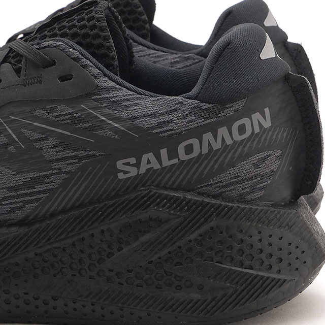 サロモン SALOMON スニーカー メンズ エアロ グライド 4 [L49146900 FW26] AERO GLIDE 4 ランニングシューズ 軽量 BLACK BLACK ASPHALT 正規取扱店 | SALOMON | 03