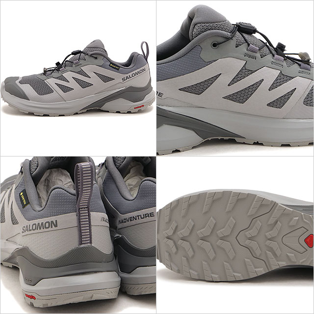 サロモン SALOMON スニーカー メンズ エックス アドベンチャー ゴアテックス L45457600 GTX 防水 ハイキングシューズ トレイルシューズ GORE-TEX 正規取扱店 | SALOMON | 02