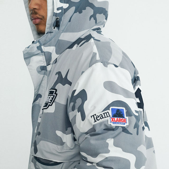 エクストララージ XLARGE メンズ ナイロンパファージャケット 101263021010 NYLON PUFFER JACKET アウター 中綿ジャケット ブルゾン ロゴ ストリート 正規取扱店 | XLARGE | 05