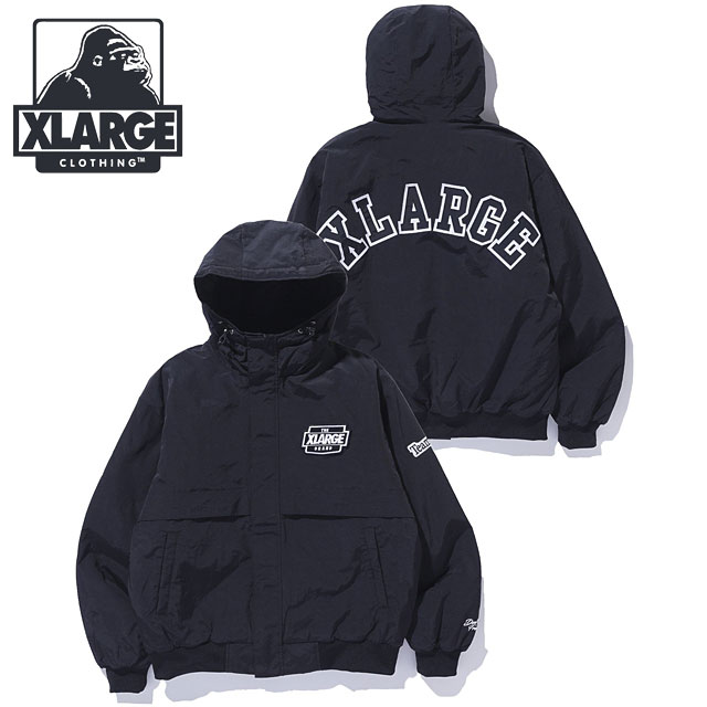 エクストララージ XLARGE メンズ ナイロンパファージャケット 101263021010 NYLON PUFFER JACKET アウター 中綿ジャケット ブルゾン ロゴ ストリート 正規取扱店 | XLARGE